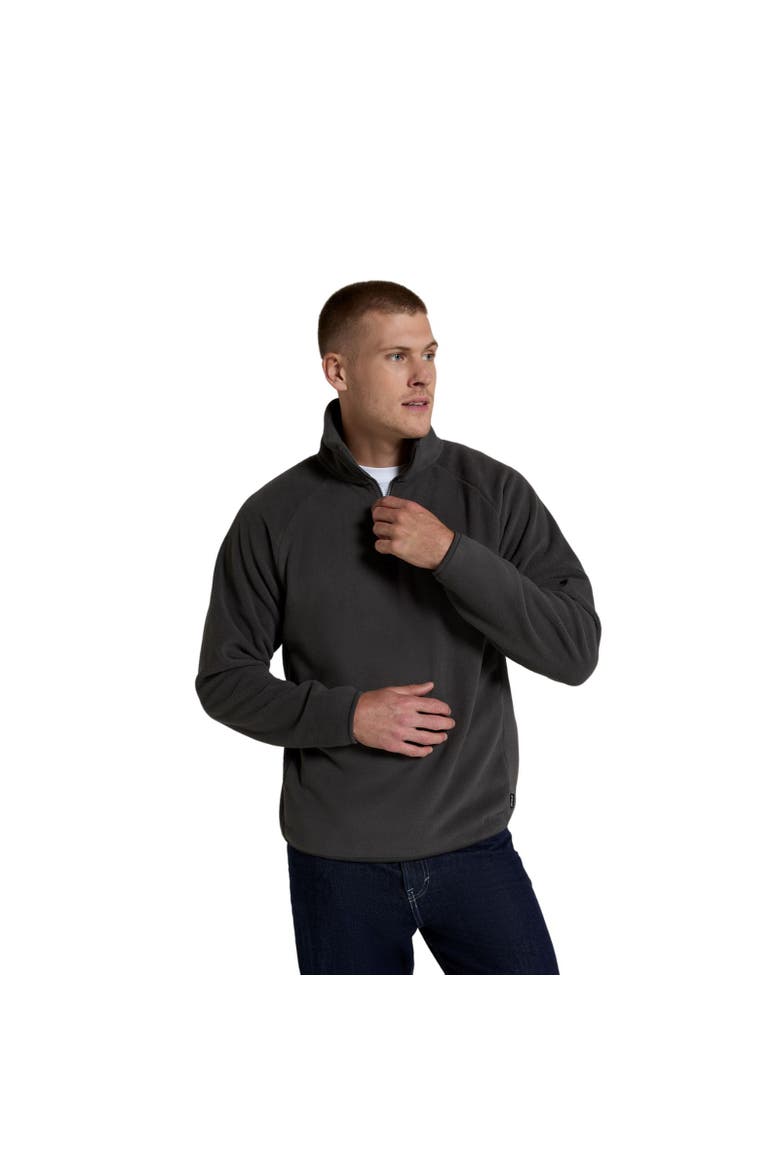 Stockholm Half Zip Fleece Top, Alternate, color, Dark Grey