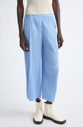Pleats Please Issey Miyake Monthly Colors August Pleated Crop Straight Leg Pants