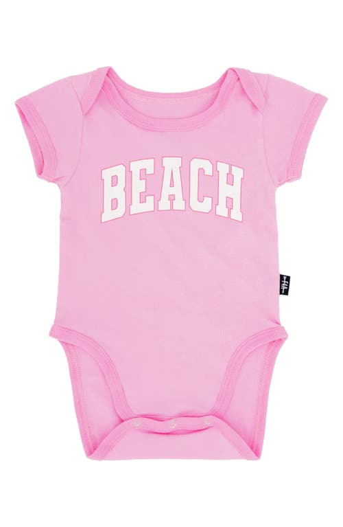 Feather 4 Arrow Beach Cotton Bodysuit in Prism Pink at Nordstrom, Size 18-24M