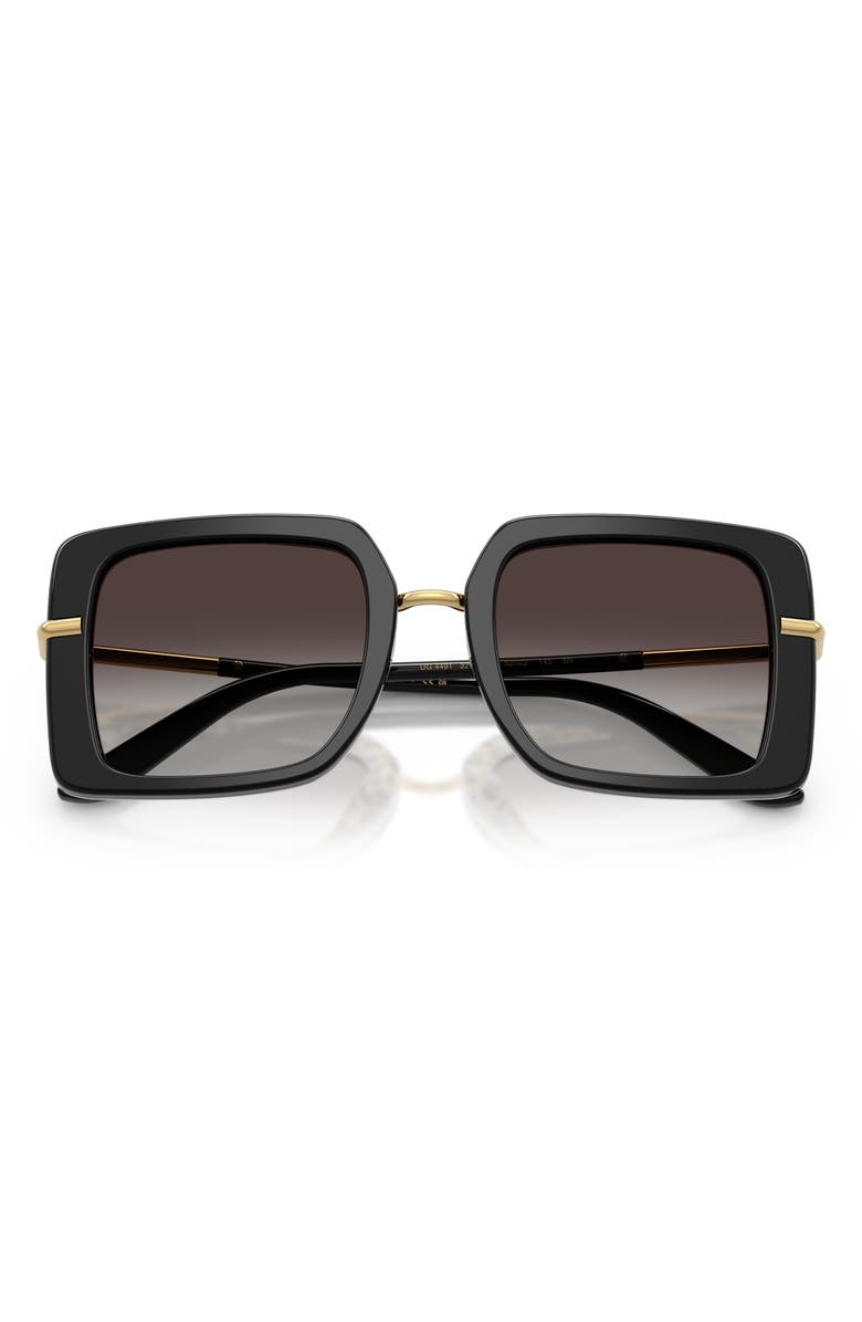 Dolce&Gabbana 52mm Gradient Square Sunglasses, Alternate, color, 