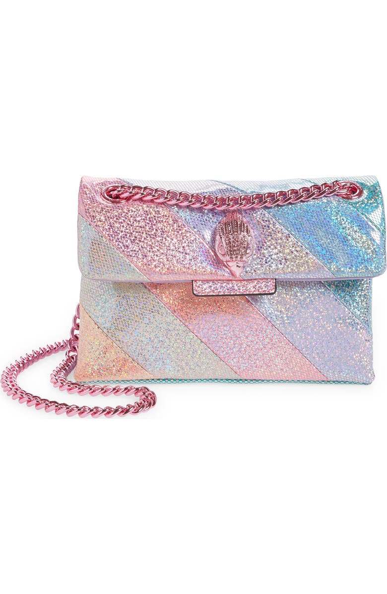 Kurt Geiger London Mini Kensington Glitter Crossbody Bag, Main, color,