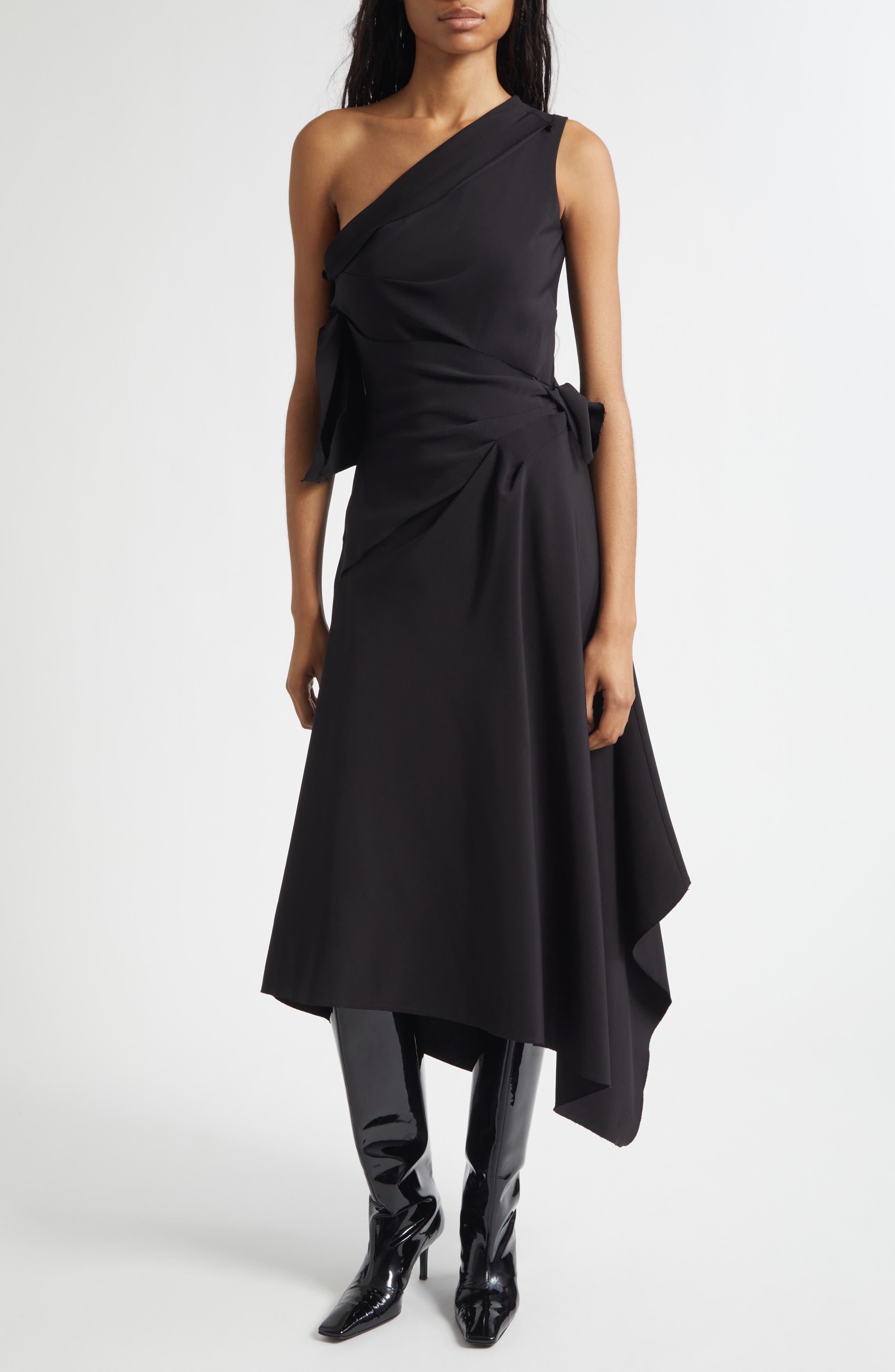 Draped Towel Dress