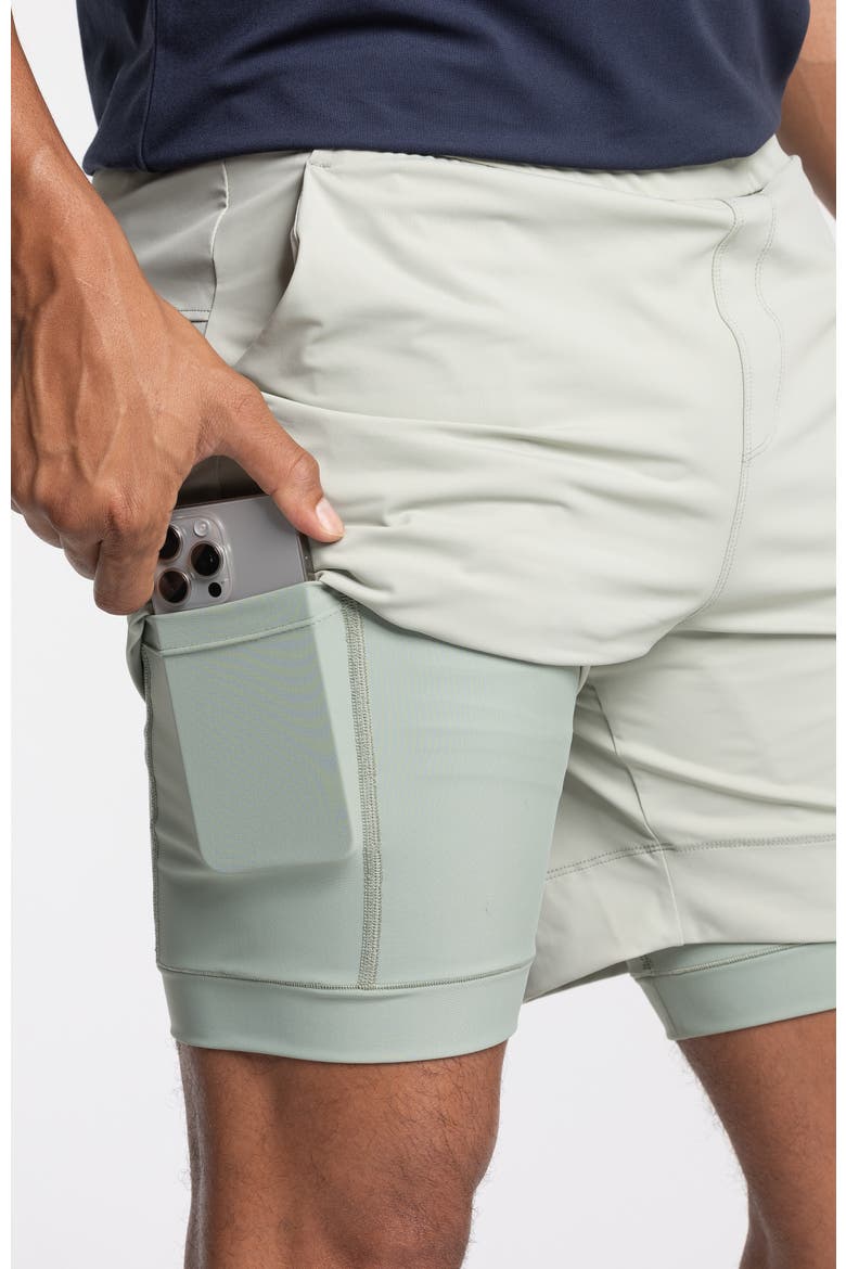 Momentum Pickleball Shorts, Alternate, color, Sage