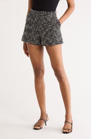 L'AGENCE Ashton Tweed Shorts