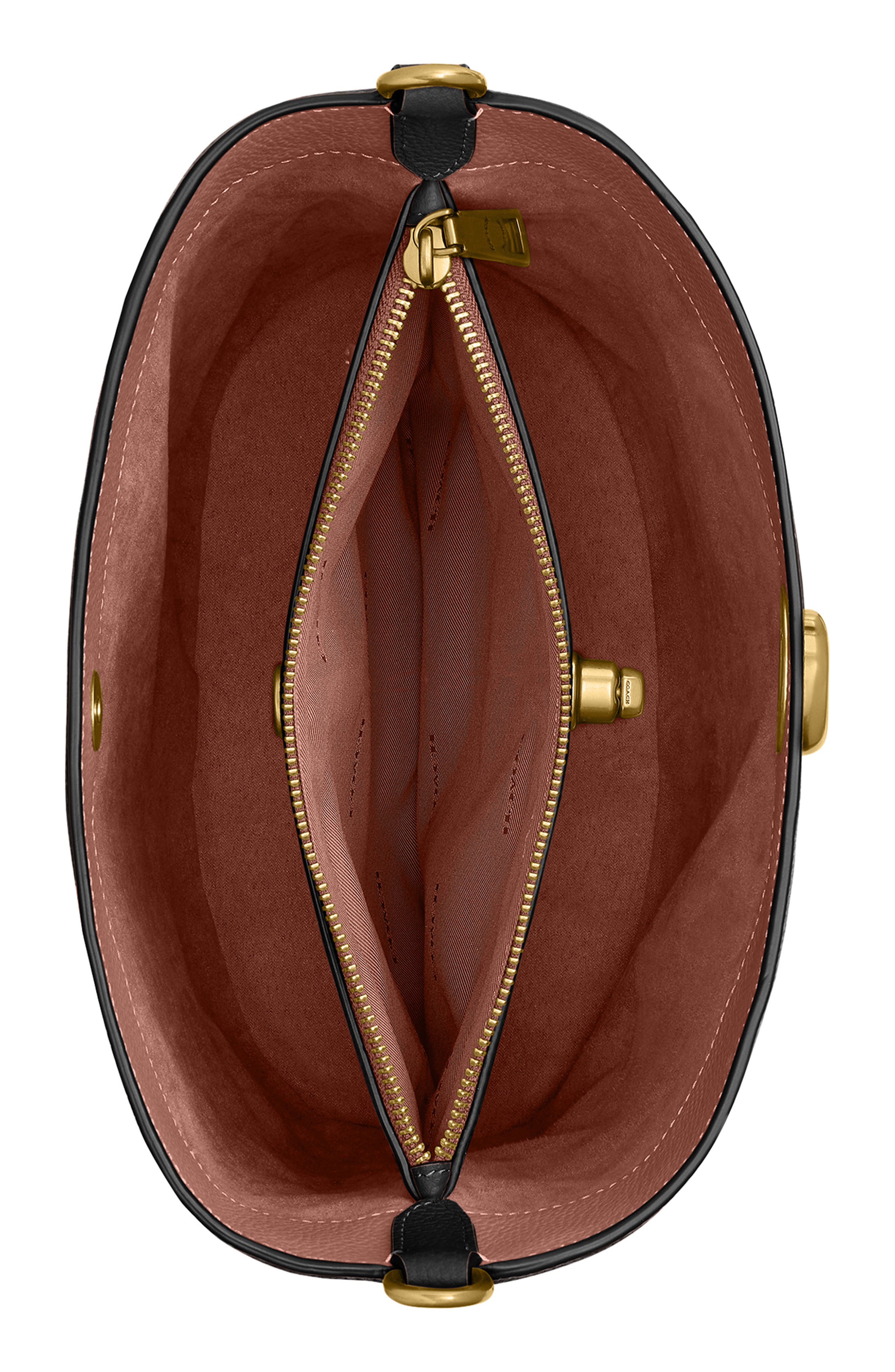 COACH Willow Polished Pebble Leather Shoulder Bag, Alternate, color, 