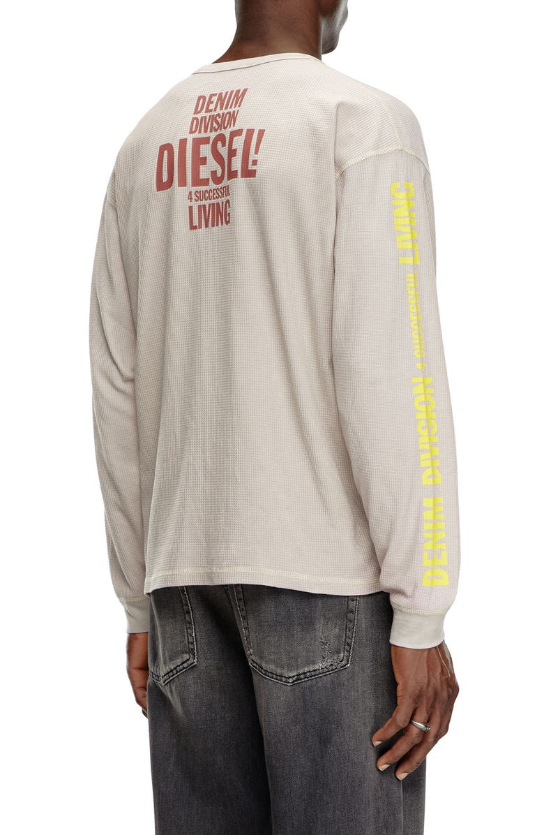DIESEL<sup>®</sup> T-Burn XT Long Sleeve Waffle Knit T-Shirt, Alternate, color, 