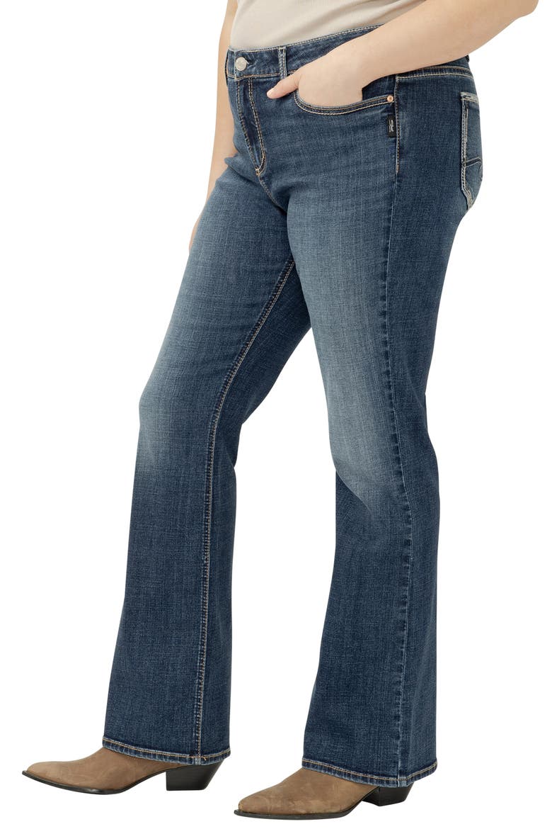 Elyse Mid Rise Bootcut Jeans, Alternate, color, HYDE PARK