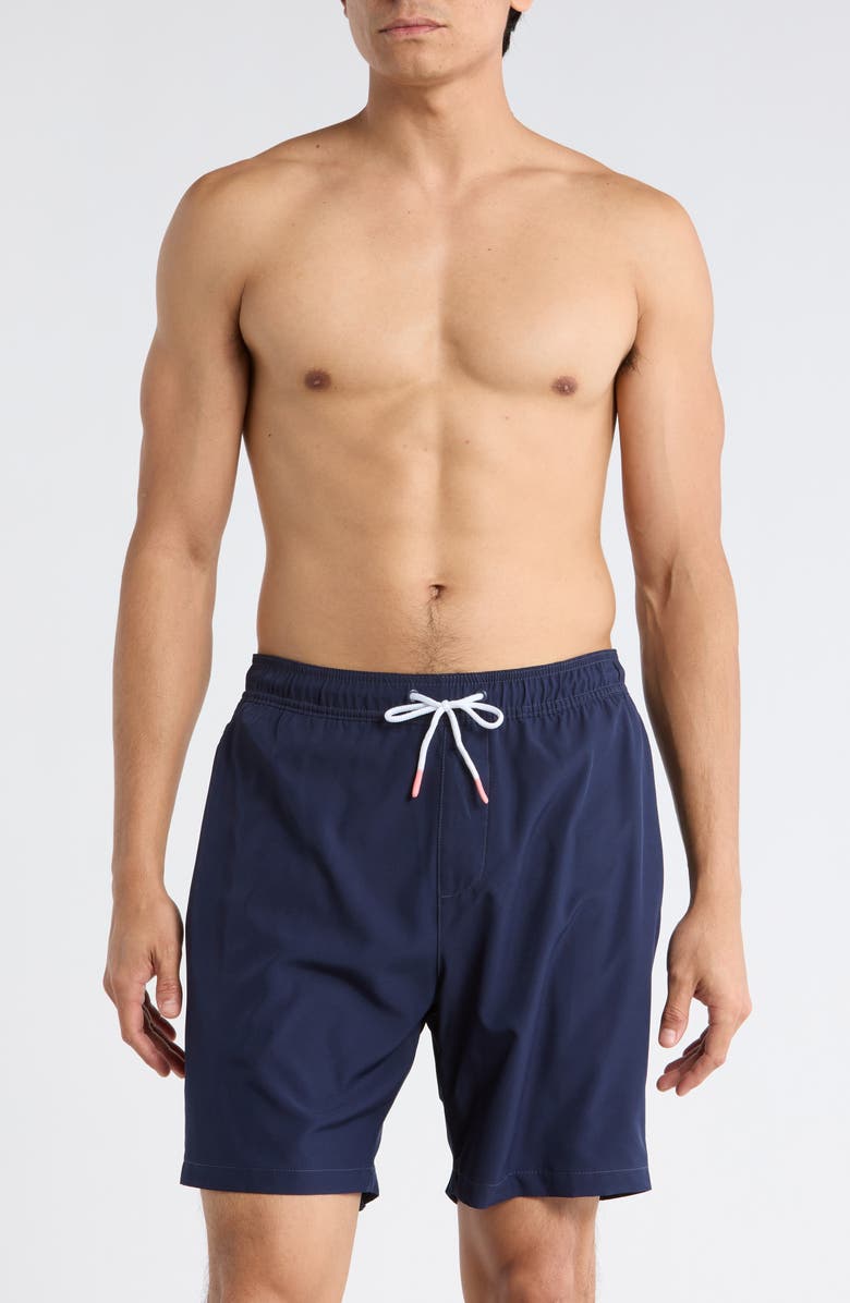 Trunks Surf & Swim Co. Comfort Lined Swim Shorts, Main, color, Marine