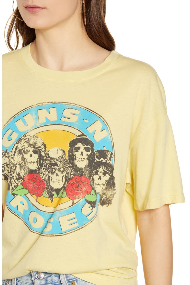 Guns N' Roses Welcome to the Jungle Graphic Tee, Alternate, color, LEMON