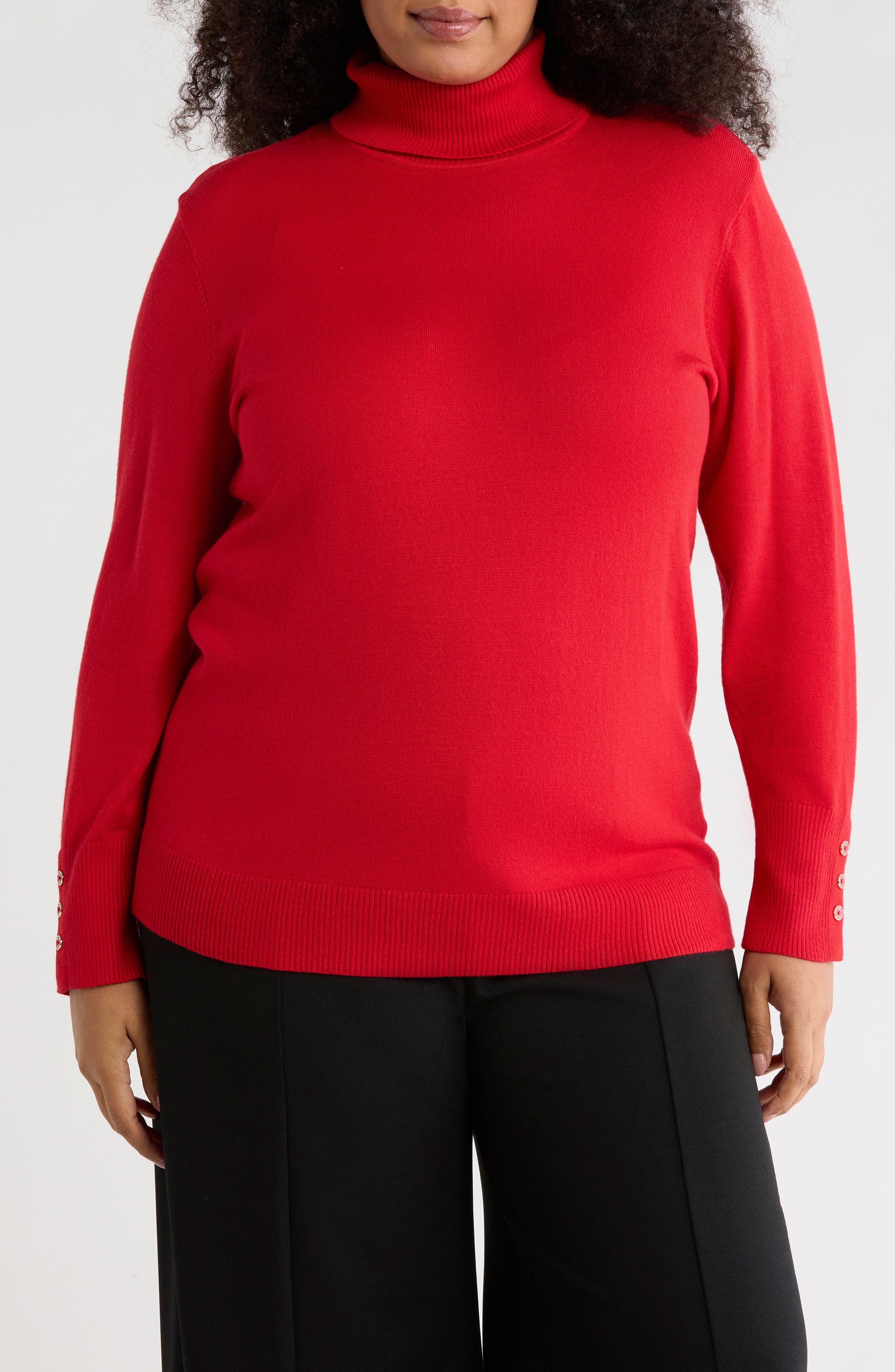 Joseph A Essential Fine Gauge Turtleneck Sweater