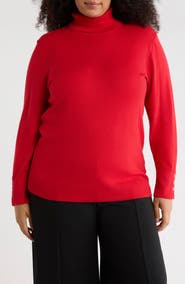 Joseph A Essential Fine Gauge Turtleneck Sweater