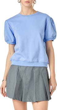 English Factory Short Sleeve French Terry Sweatshirt