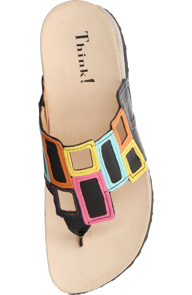 Think! Julia Sandal, Alternate, color, Black/ Kombi