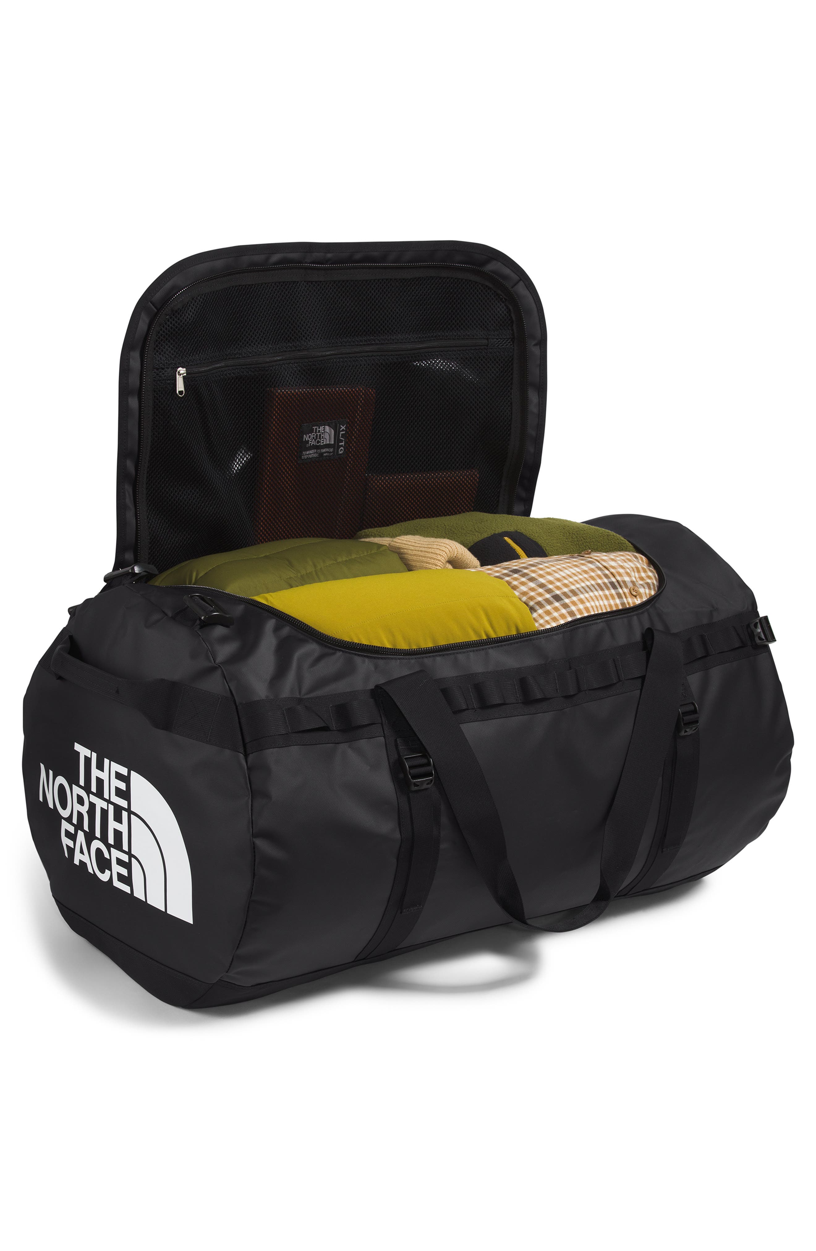 Base Camp XL Duffel Bag, Alternate, color, TNF BLACK/ TNF WHITE-NPF