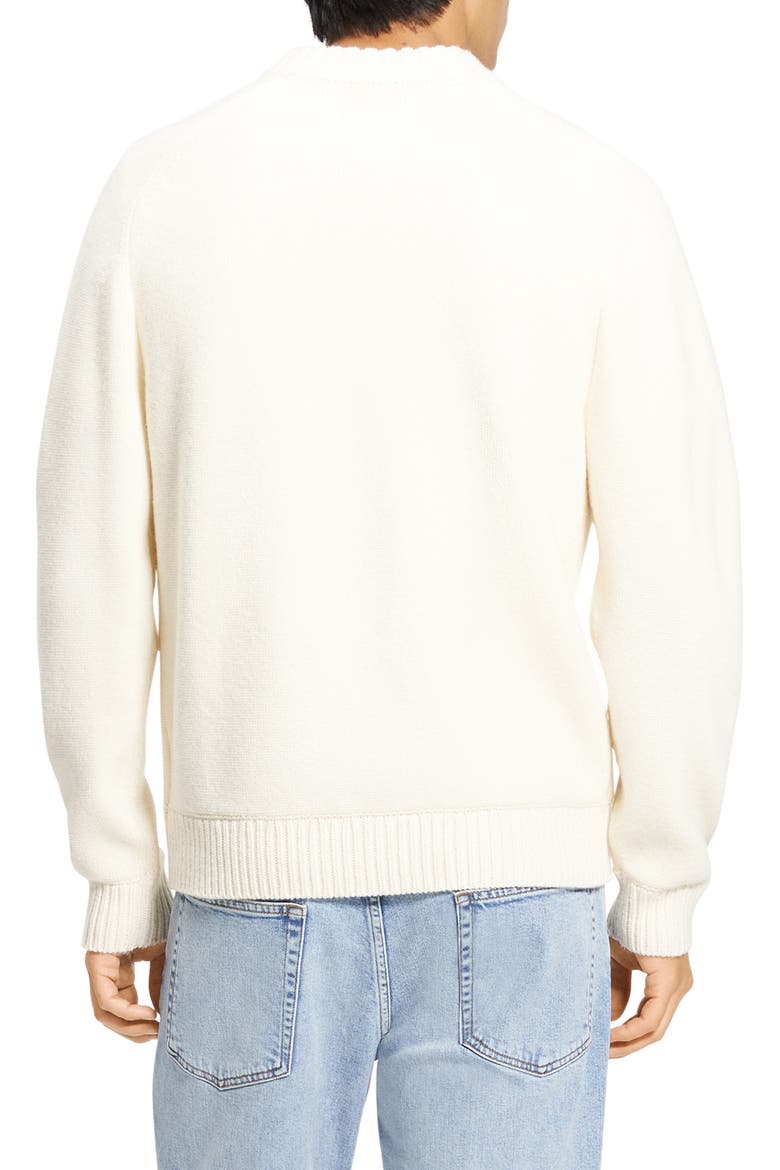 Heavy Wool Sweater, Alternate, color, WINTER WHITE