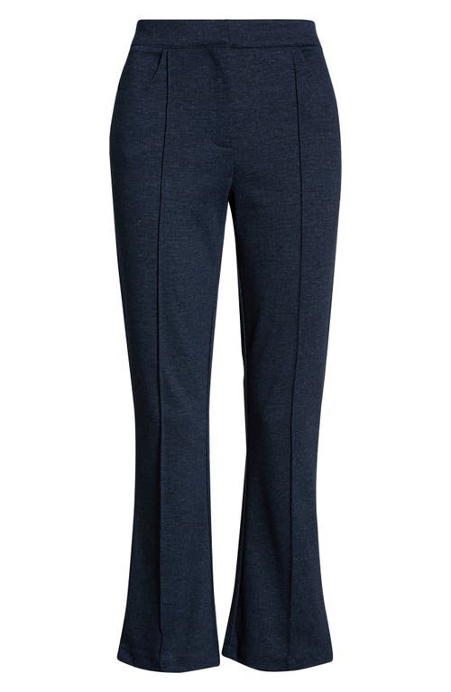 Halogenr Halogen(r) Seamed Crop Flare Pants In Blue