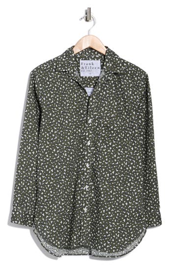 Frank & Eileen Eileen Relaxed Button-up Shirt In Gray