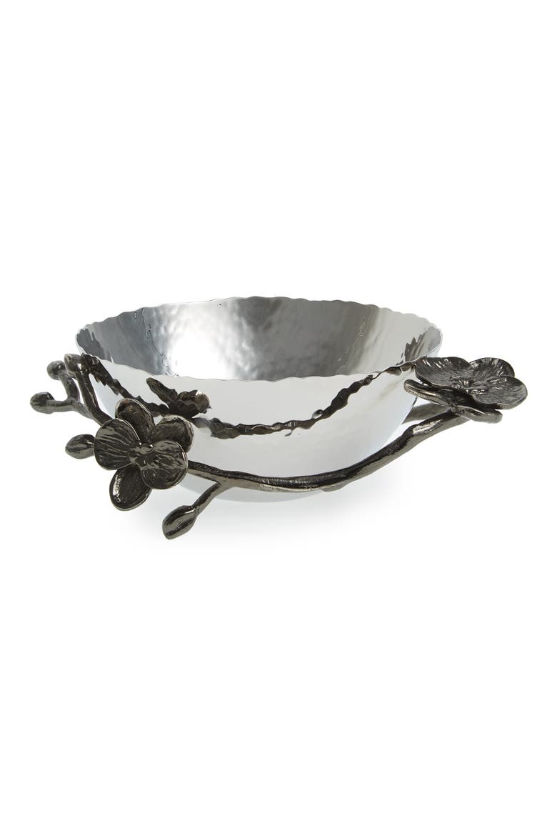 'Black Orchid' Nut Bowl, Main, color, Black Nickel