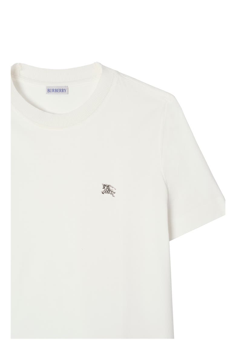 Knight Jewel Cotton T-shirt, Alternate, color, Chalk white