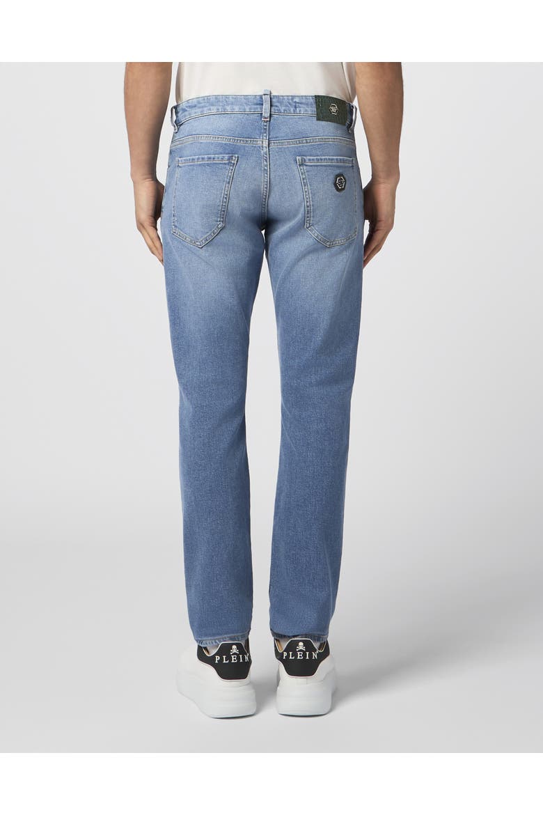Super Straight Cut Jeans Basic Cocco Label Men, Alternate, color, Mykonos
