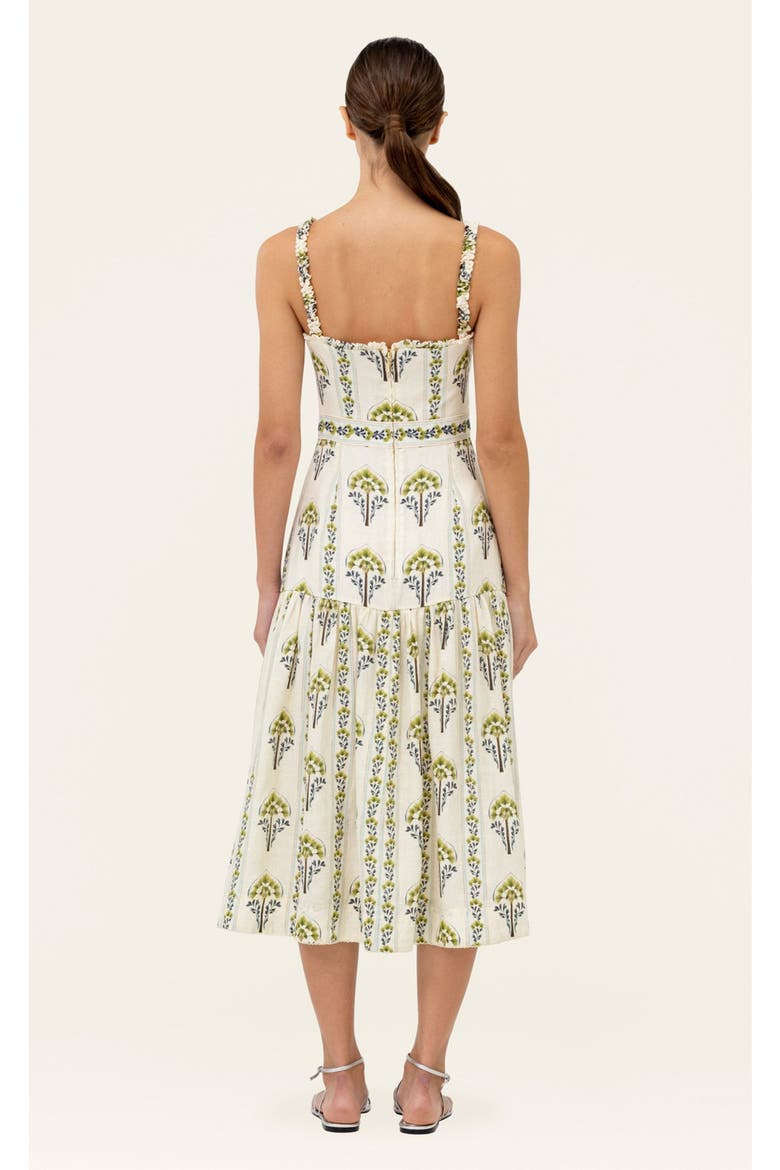 Níspero Moriche Midi Dress, Alternate, color, Multi