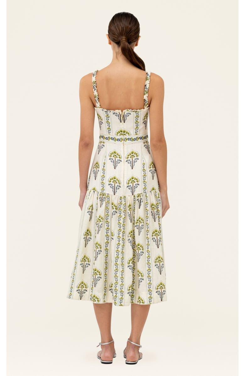 Agua by Agua Bendita Níspero Moriche Midi Dress, Alternate, color, Multi