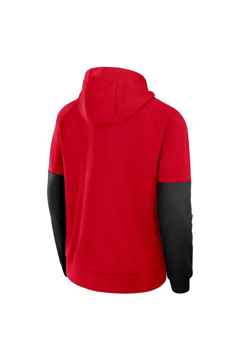 Men's Nike Scarlet Ohio State Buckeyes Fitness Performance Pullover Hoodie, Alternate, color, Scarlet