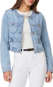 PAIGE Kiya Crop Denim Jacket