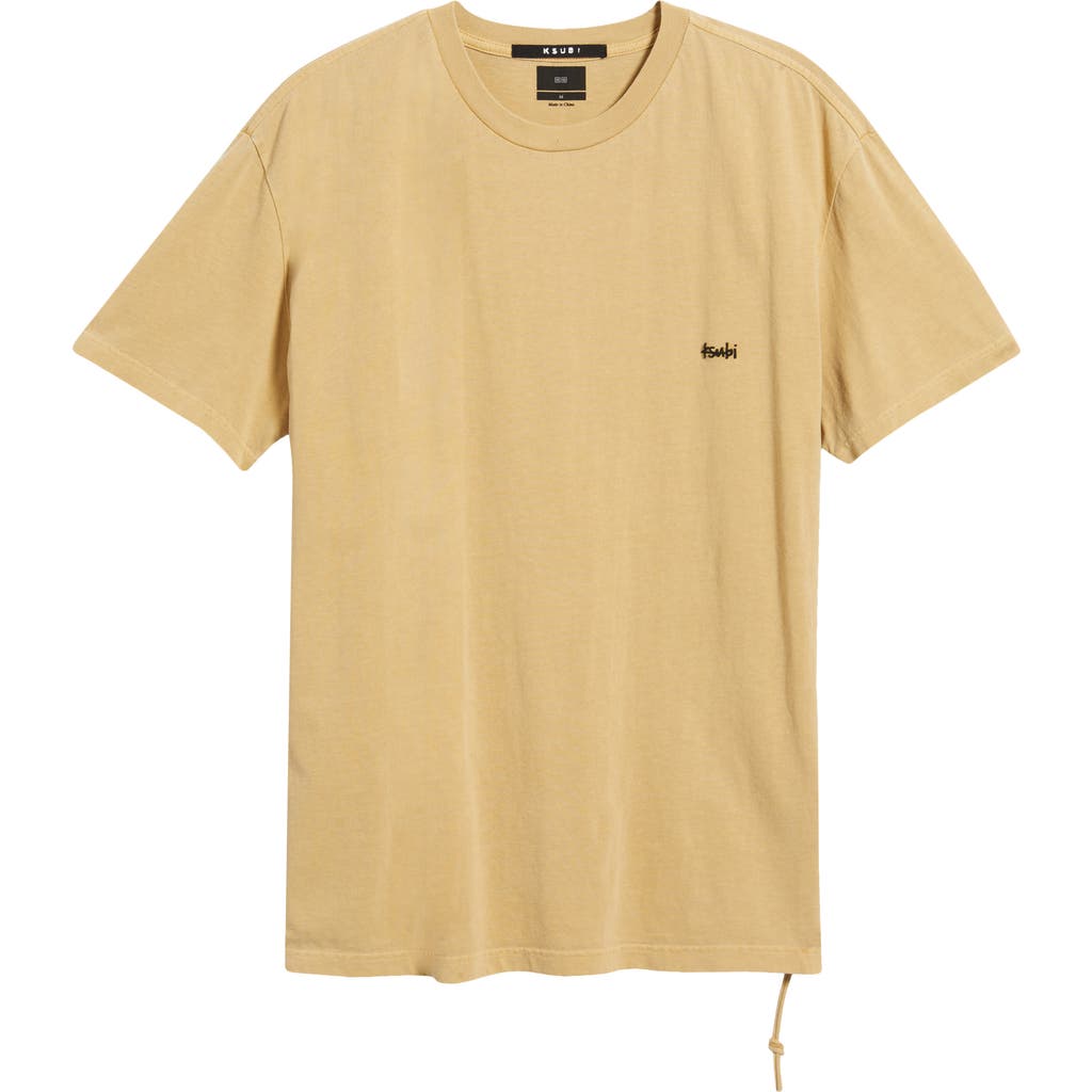 KSUBI KSUBI BIGGIE AMBER COTTON T-SHIRT