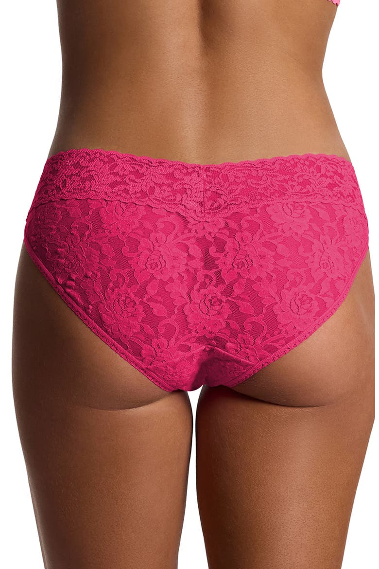 Signature Lace Bikini, Alternate, color, RUBY