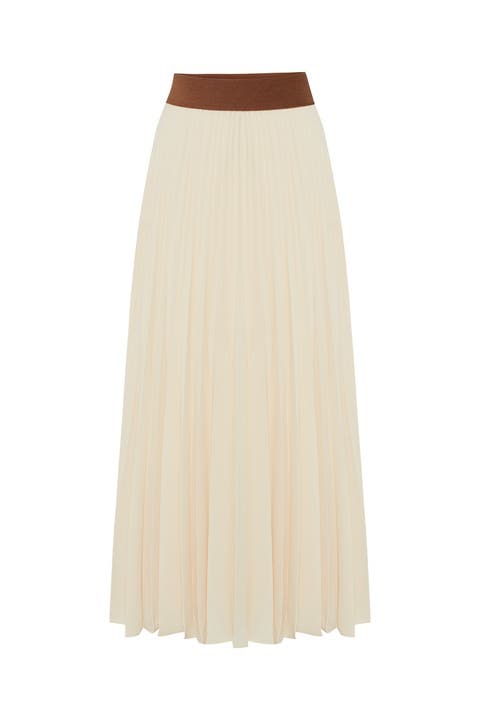 Diana Pleated Midi Skirt