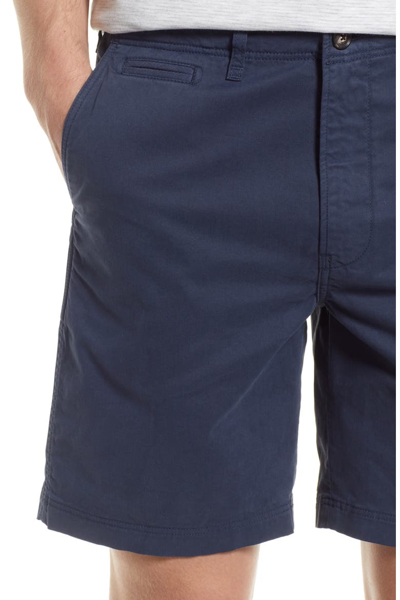 Men's Cotton Blend Chino Shorts, Alternate, color, DRESS BLUES