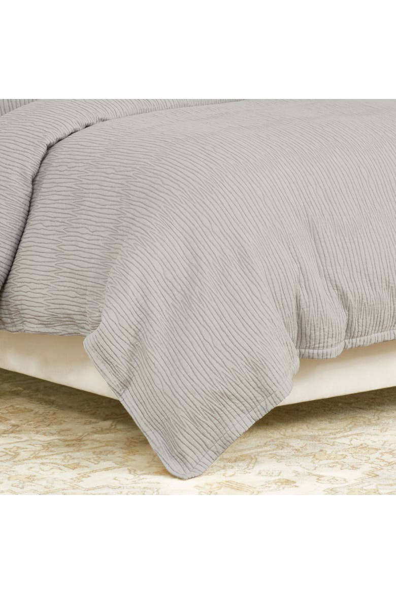 Simone Ash 100% Cotton Queen Bed Duvet Cover, Alternate, color, Gray