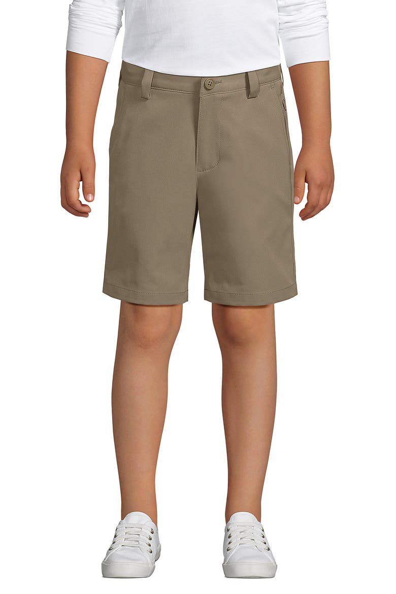 School Classic Boys Active Chino Shorts, Main, color, Khaki