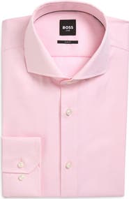 BOSS P-Hank Slim Fit Cotton Dress Shirt