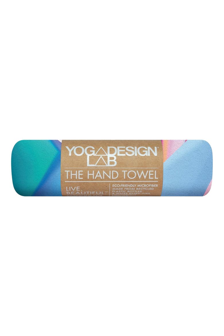 Yoga Hand Towel, Alternate, color, Crystal