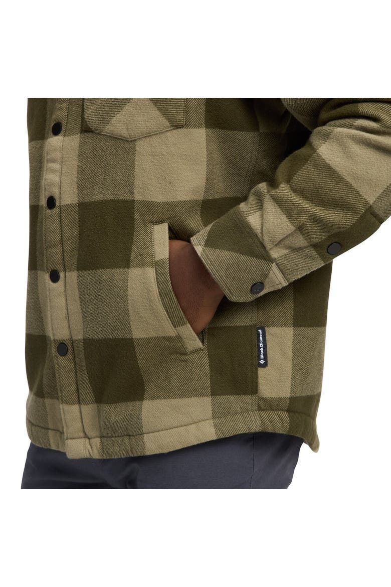 Project Lined Flannel - Men's, Alternate, color, Dark Moss/Pine Smoke