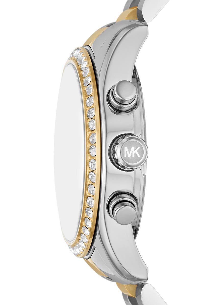Michael Kors Lexington Lux Pavé Chronograph Bracelet Watch, 38mm, Alternate, color, 