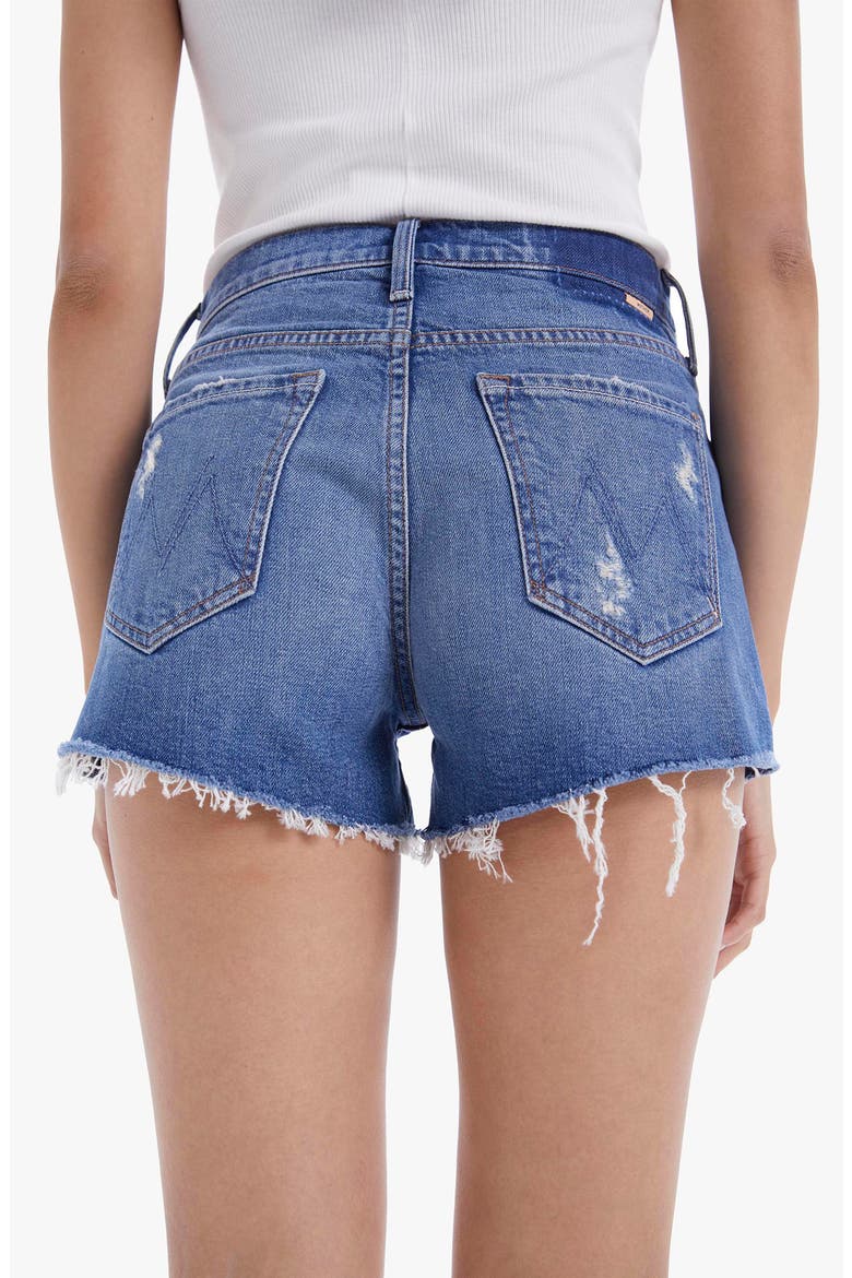 The Tomcat Fray Hem Denim Shorts, Alternate, color, PLAYING WITH SCISSORS