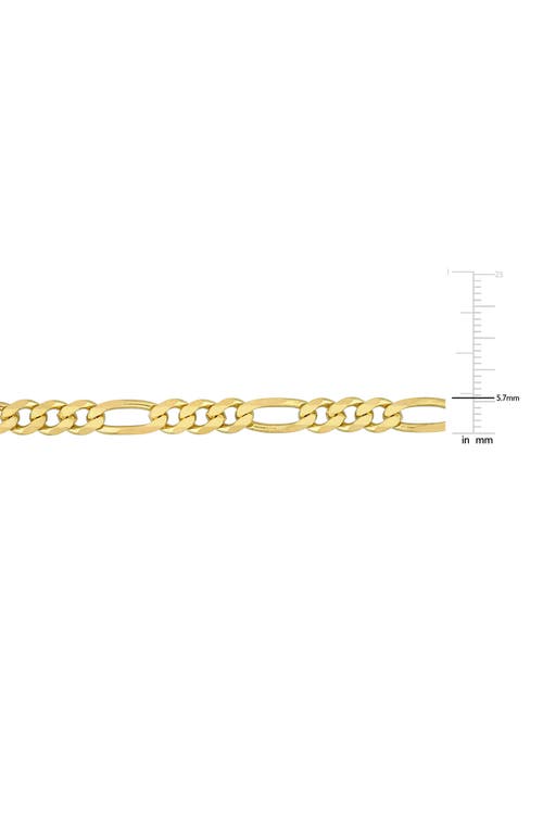 Delmar Figaro Chain Necklace & Bracelet Set In Gold
