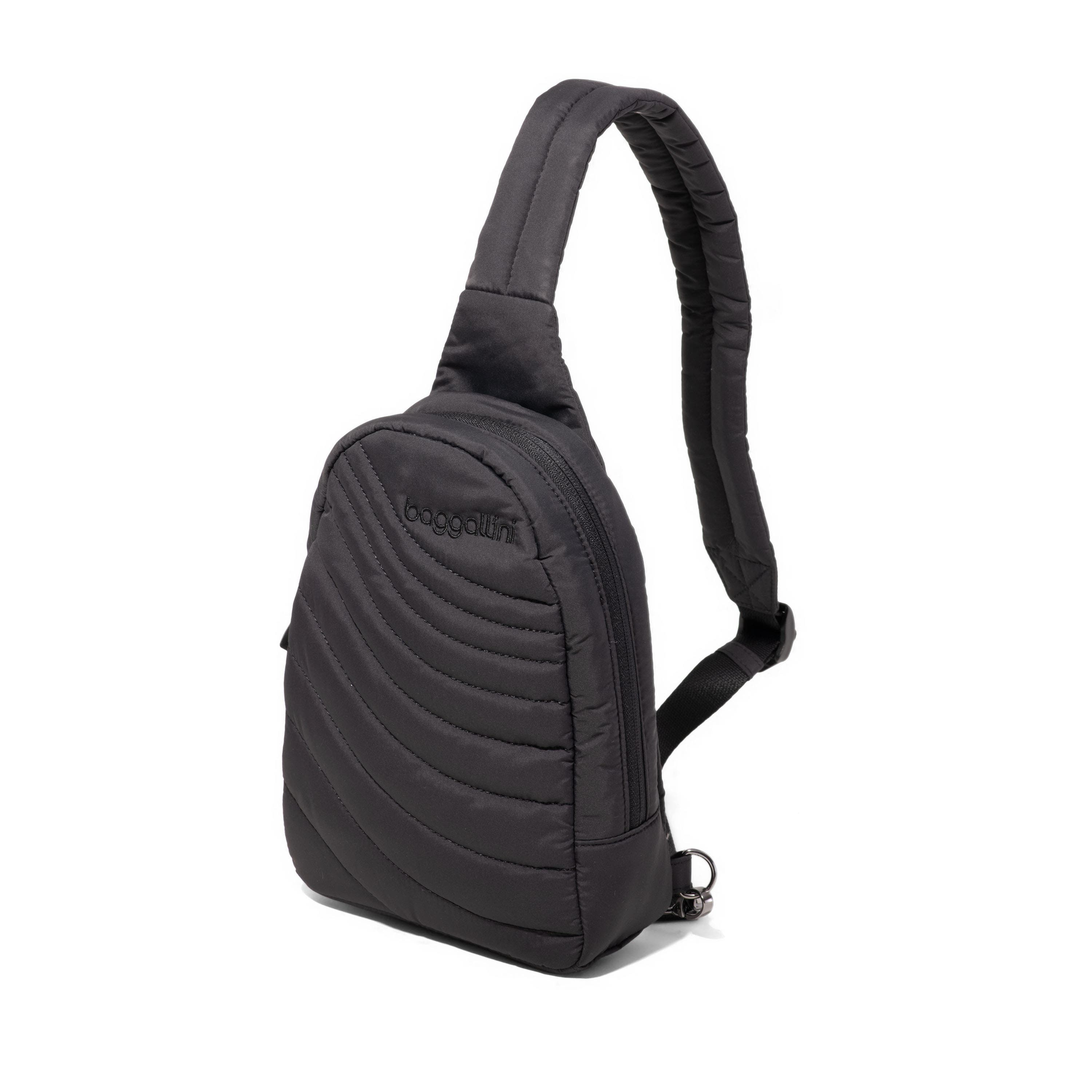 BAGGALLINI Set Wave Sling Bag, Alternate, color, Black Wave Puff