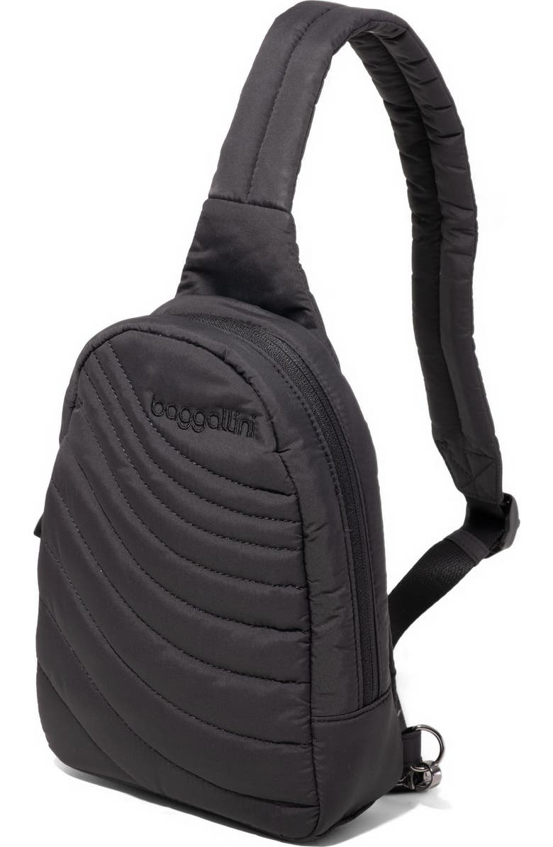 BAGGALLINI Set Wave Sling Bag, Alternate, color, Black Wave Puff
