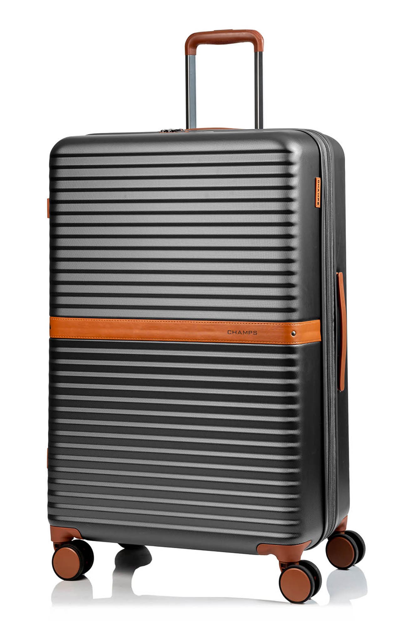 CHAMPS Vintage II 28-Inch Hardside Spinner Luggage, Alternate, color, Dark Grey