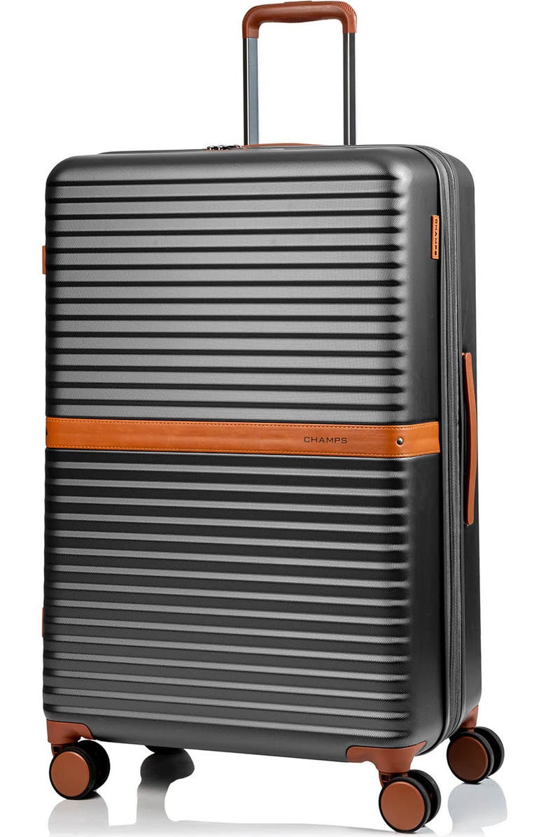 CHAMPS Vintage II 28-Inch Hardside Spinner Luggage, Alternate, color, Dark Grey