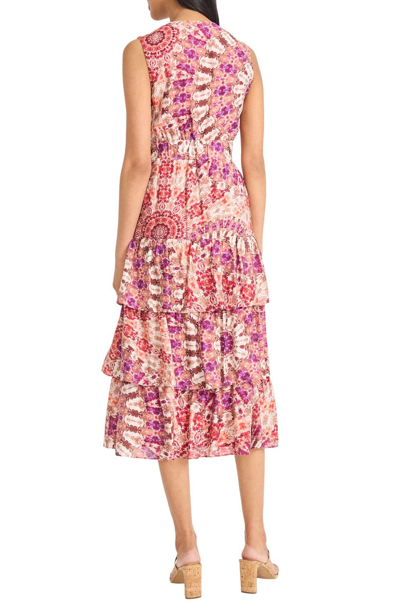 The Good Journey Ruffle Tiered Midi Dress, Alternate, color, 