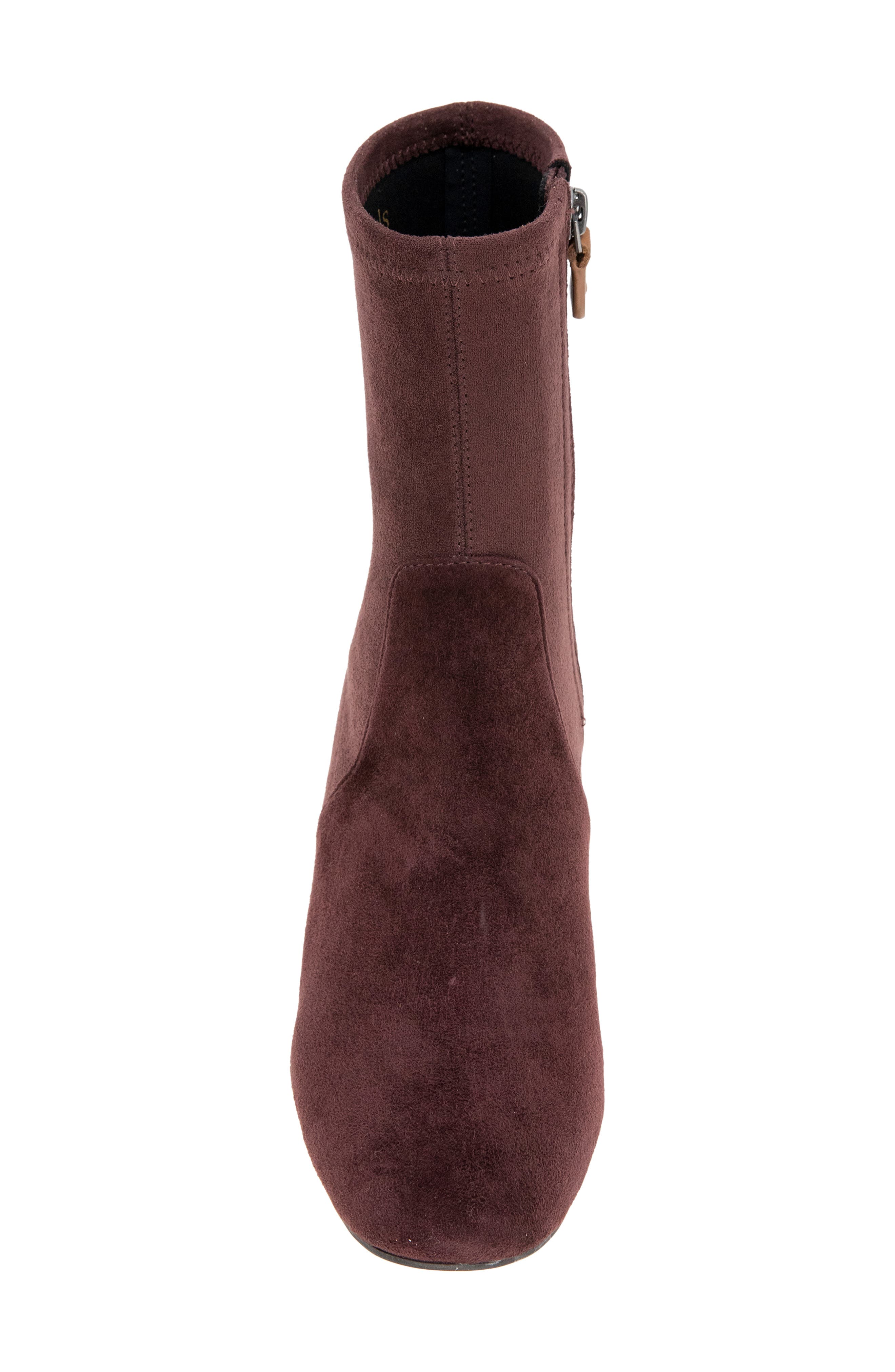 Emily Bootie, Alternate, color, WINE SUEDE