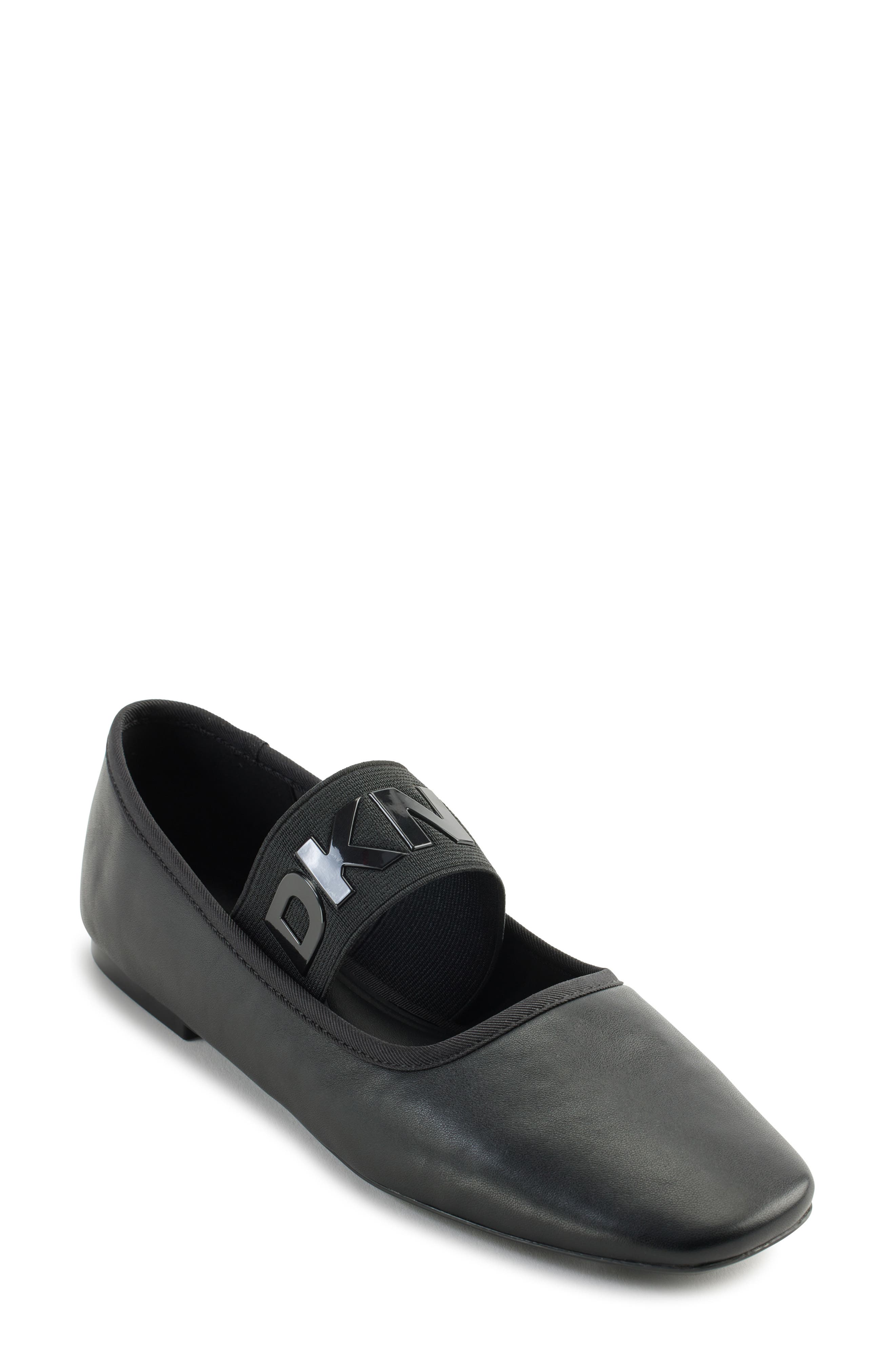 DKNY Dace Mary Jane Ballet Flat, Main, color, Black