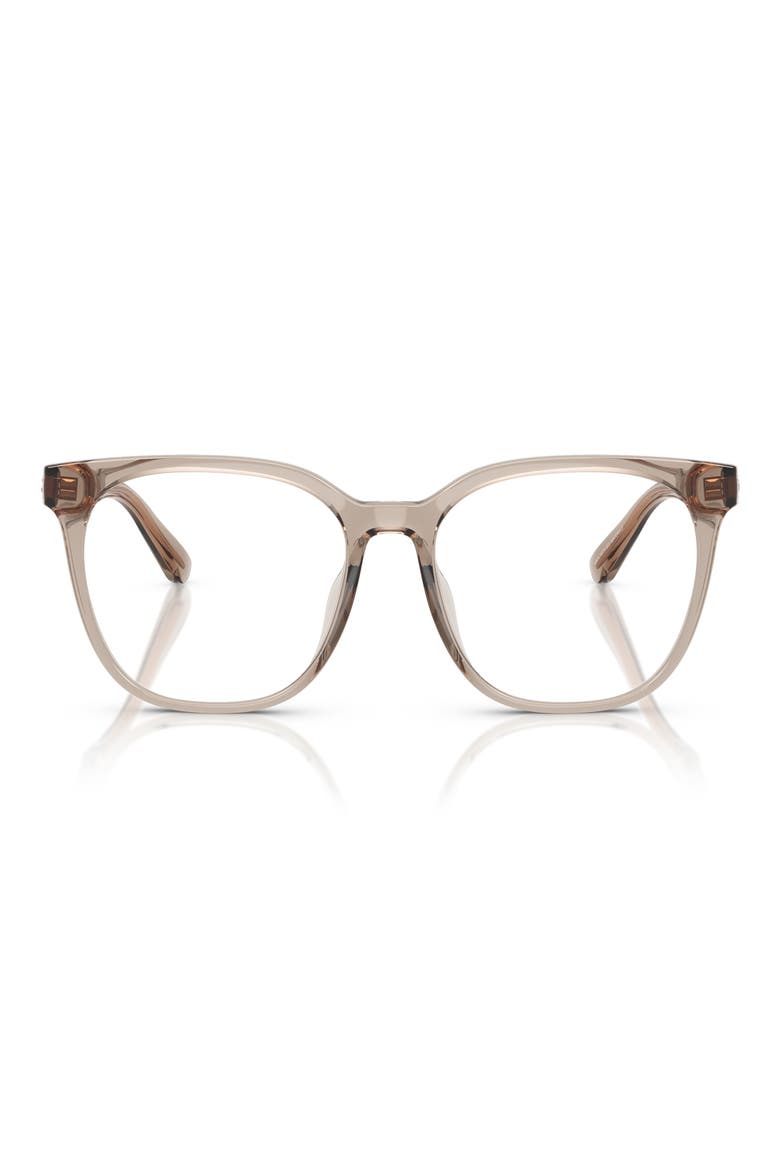 54mm Square Optical Glasses, Main, color, BROWN