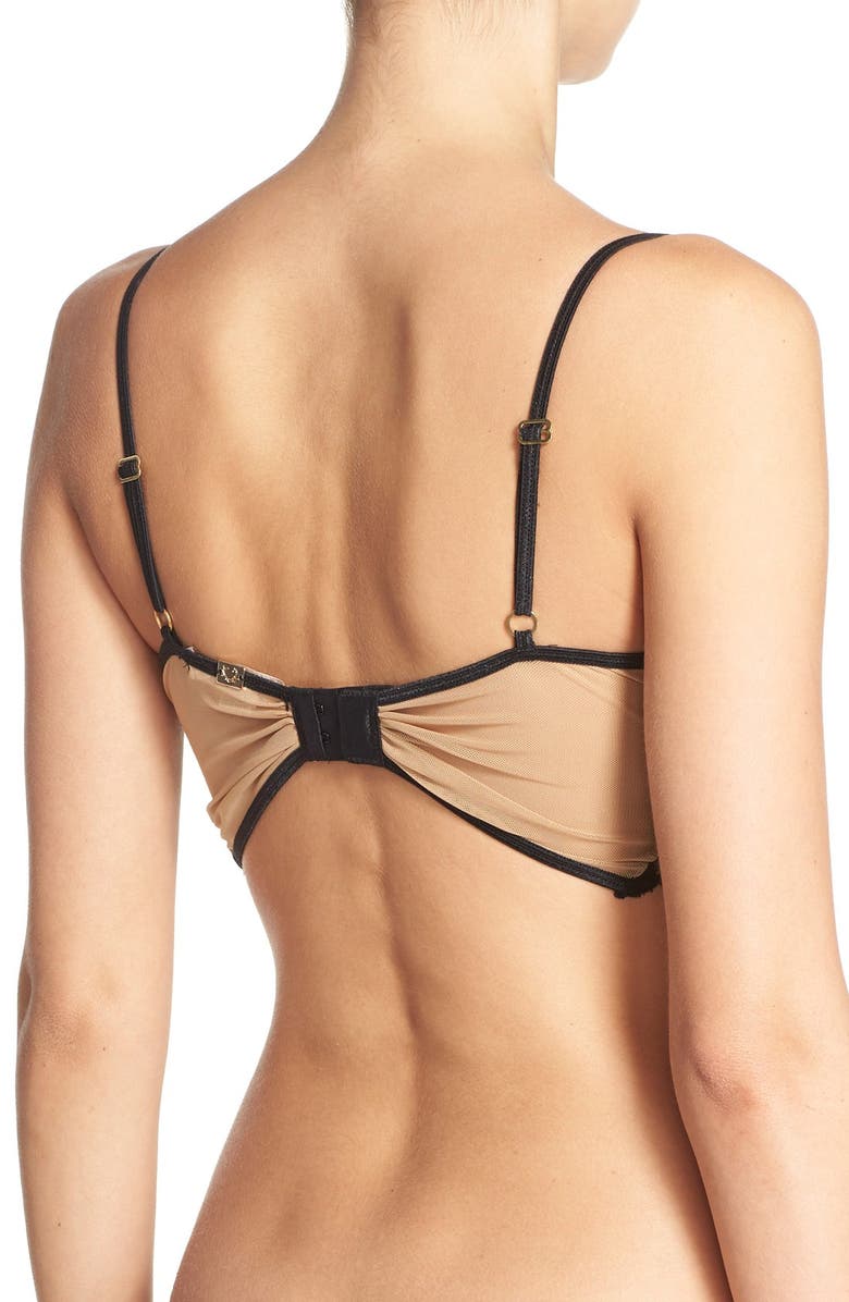 For Love & Lemons 'Ruby' Longline Underwire Bra, Alternate, color,