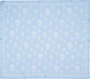 McQueen Skull Print Silk Scarf